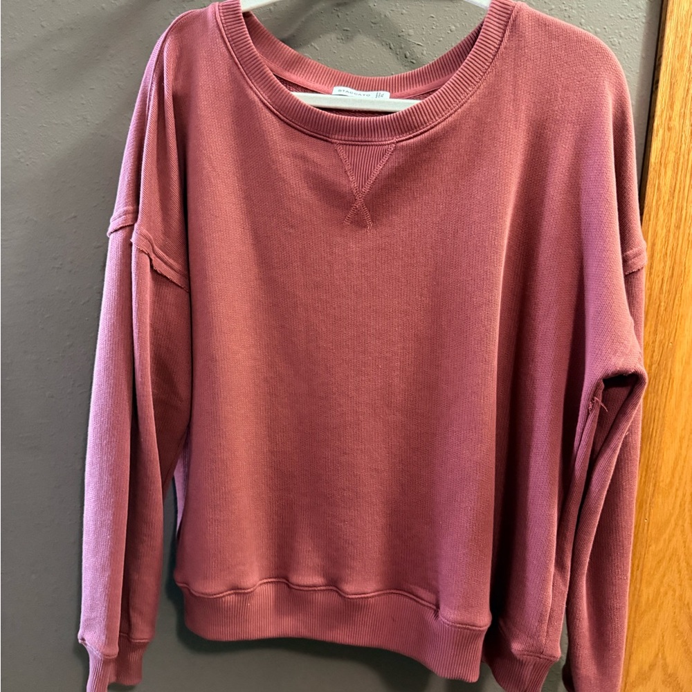 Staccato Dusty Rose Knit Top